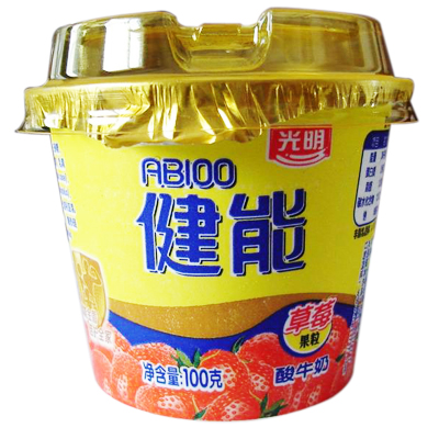 guangming strawberry yogurt(with pulp 100g*6)