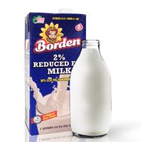 U.S. Borden 2% Grade A Reduced Fat Milk (32oz, Natural & rbST Free)